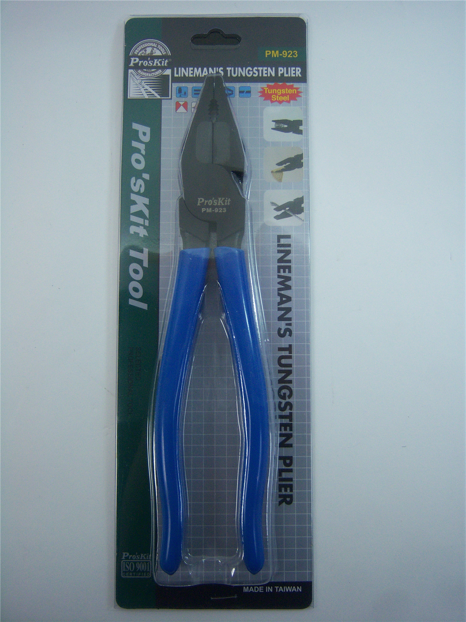 PRO'SKIT PM-923 Lineman's Tungsten Plier(225mm)