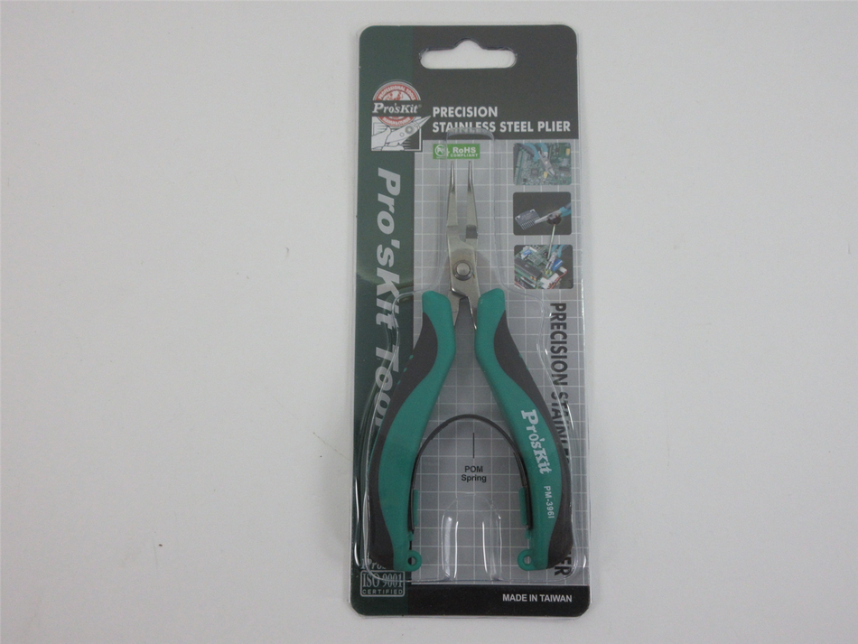 PRO'SKIT PM-396I Stainless Bent Nose Plier (120mm)