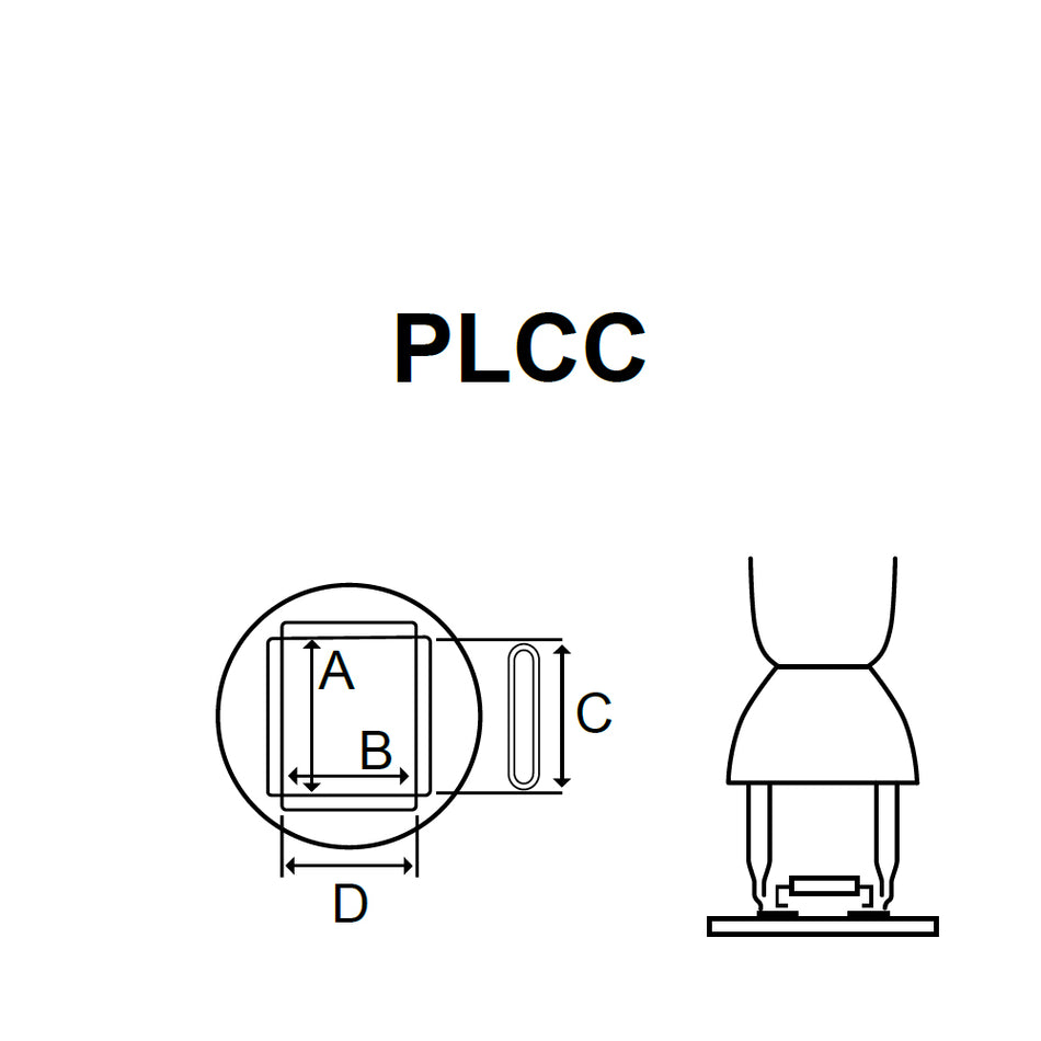 PRO'SKIT 9SS-900-L Replacement Nozzle ForPLCC Single 18.2x18.5 ID 22mm