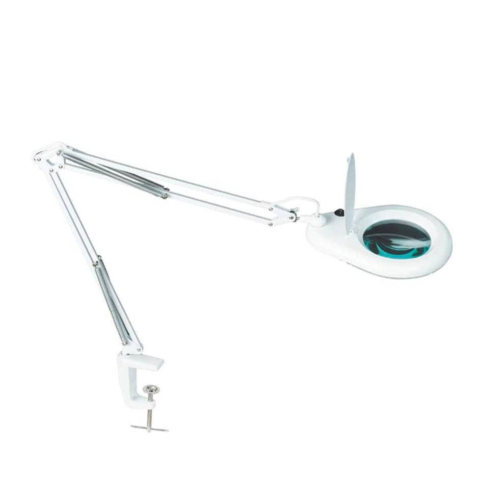 PRO'SKIT MA-1215CF Table Clamp Magnifier With Workbench Lamp 220V - White