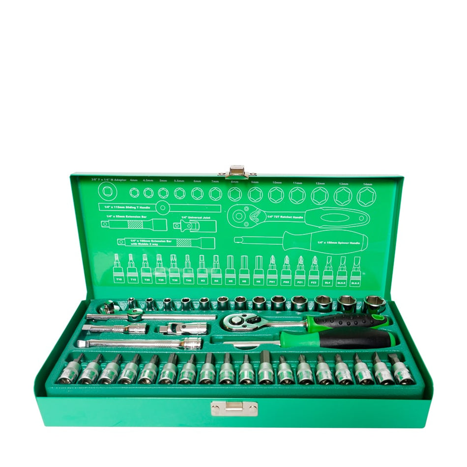 PRO'SKIT HW-23801M 38Pcs 6.3mm Driver Socket Tool Set