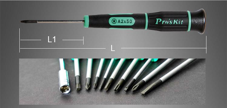 PRO'SKIT SD-081-S4 Precision Screwdriver(-2.4 x 50mm)