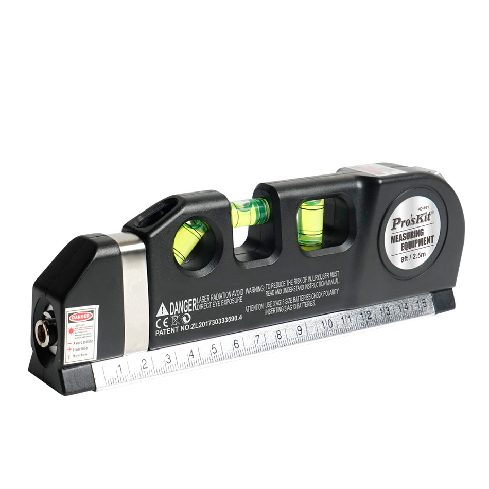 PRO'SKIT PD-161-C Multipurpose Laser Level Measuring Tape Ruler