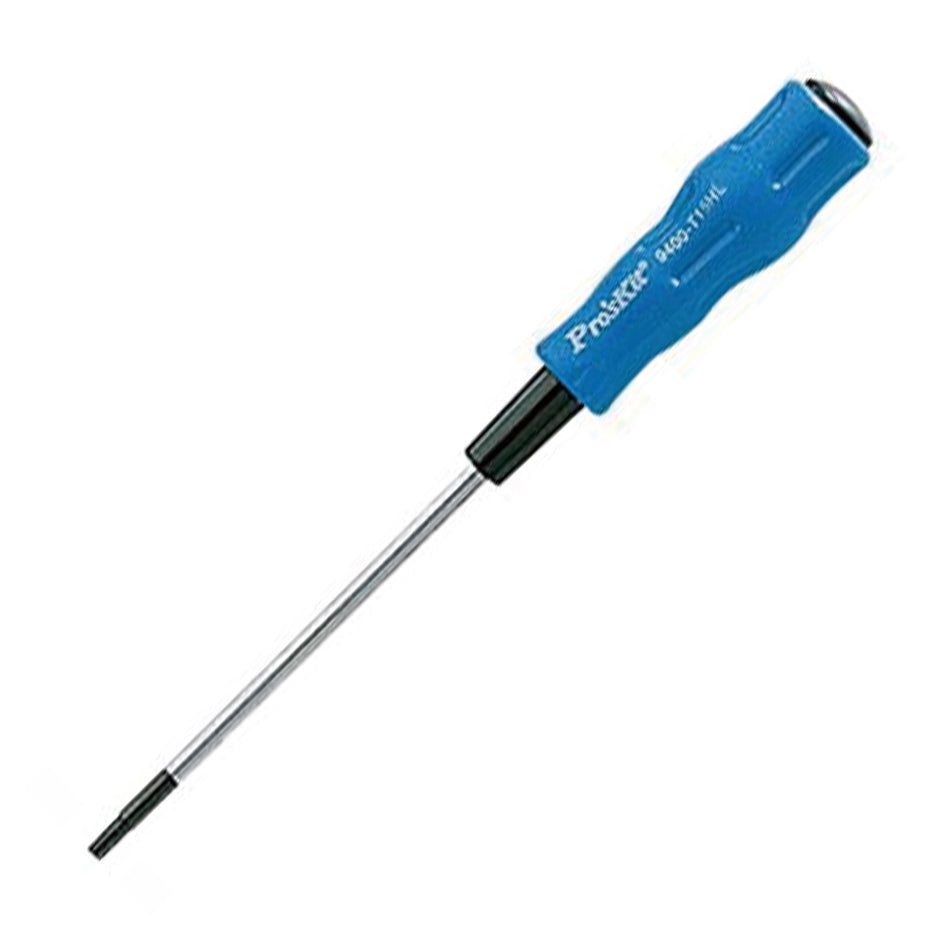 PRO'SKIT 89400-T15HL Star Screwdriver W/Temper Proof Hole T15H (Long Size)