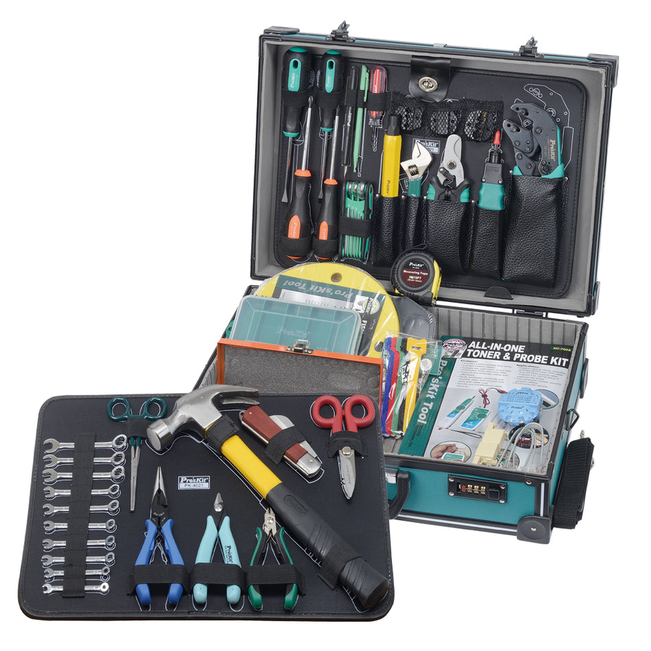 PRO'SKIT PK-4021M Deluxe Telecom Installer's Kit(Metric)