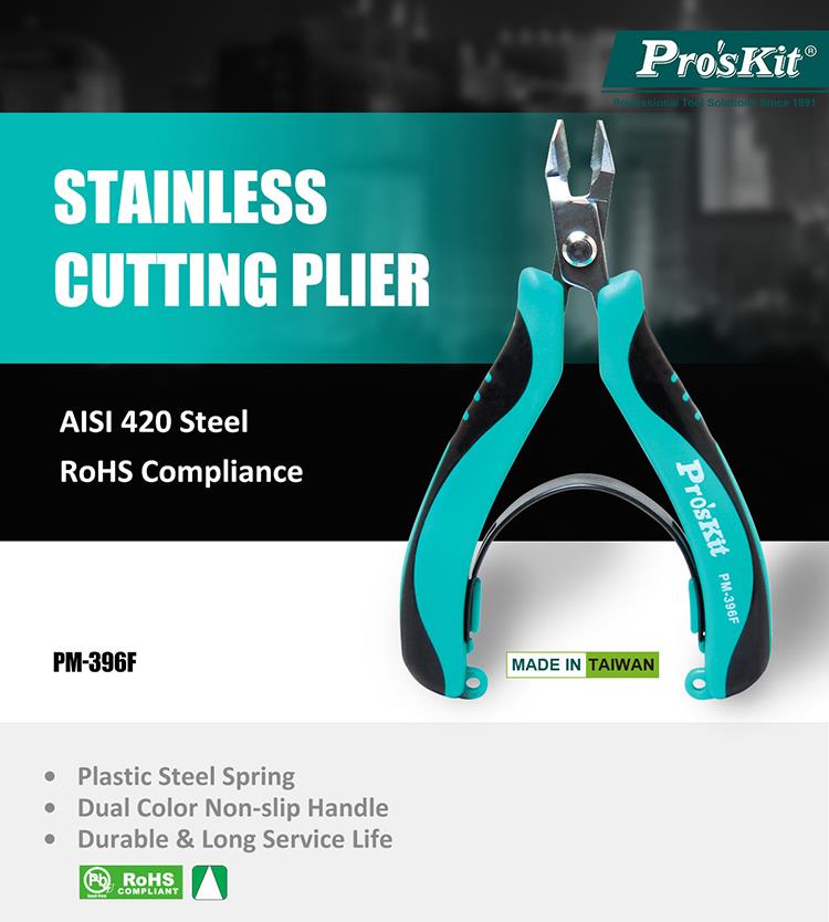 PRO'SKIT PM-396F Stainless Cutting Plier (115mm)