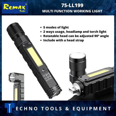 75-LL199 Multi Function Working Light Techno Tools & Equipment