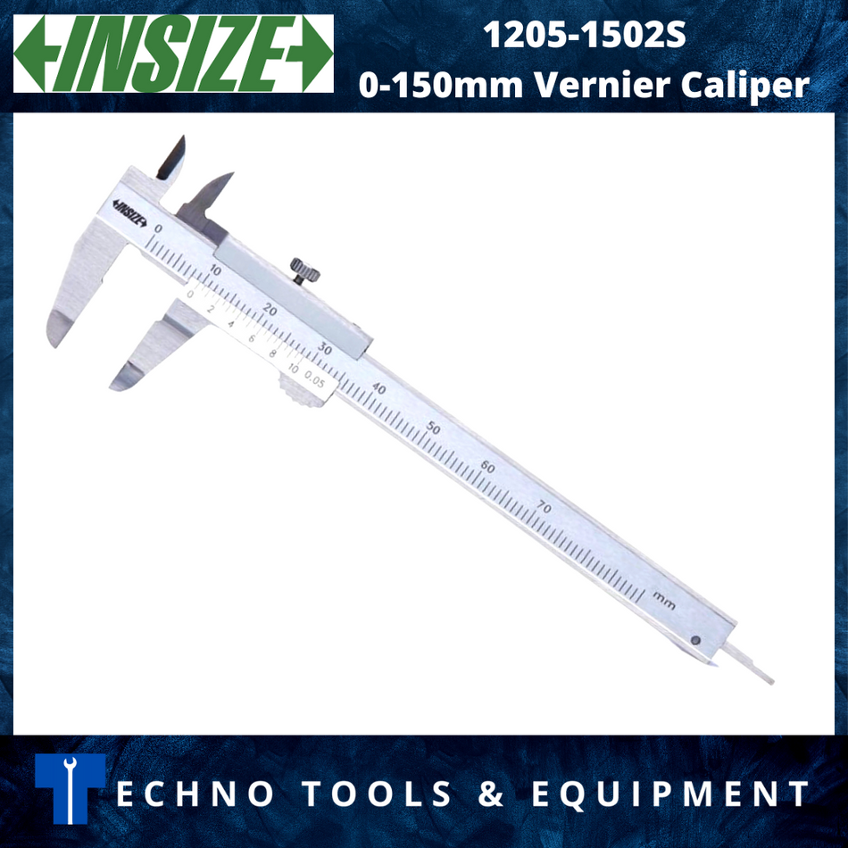 INSIZE 1205-1502S VERNIER CALIPER 0-150mm