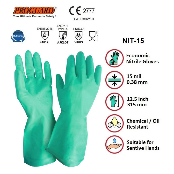 PROGUARD NIT-15 Economic Nitrile Glove – Techno Tools & Equipment