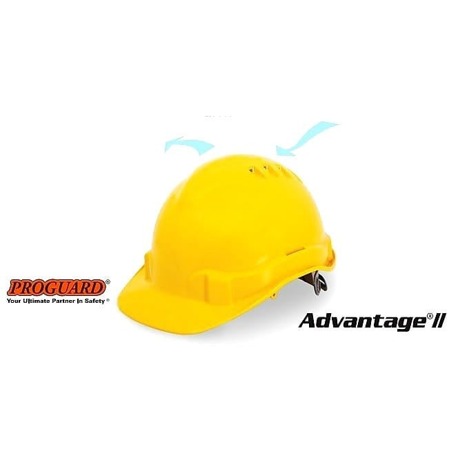 PROGUARD Advantage 2 Safety Helmet | HG2-PHSL (Plastic Harness/ Slide Lock) / WHG3PL (Webbing Harness/ Pin Lock) / WHG3RS (Webbing Harness/ Stealth Lock)