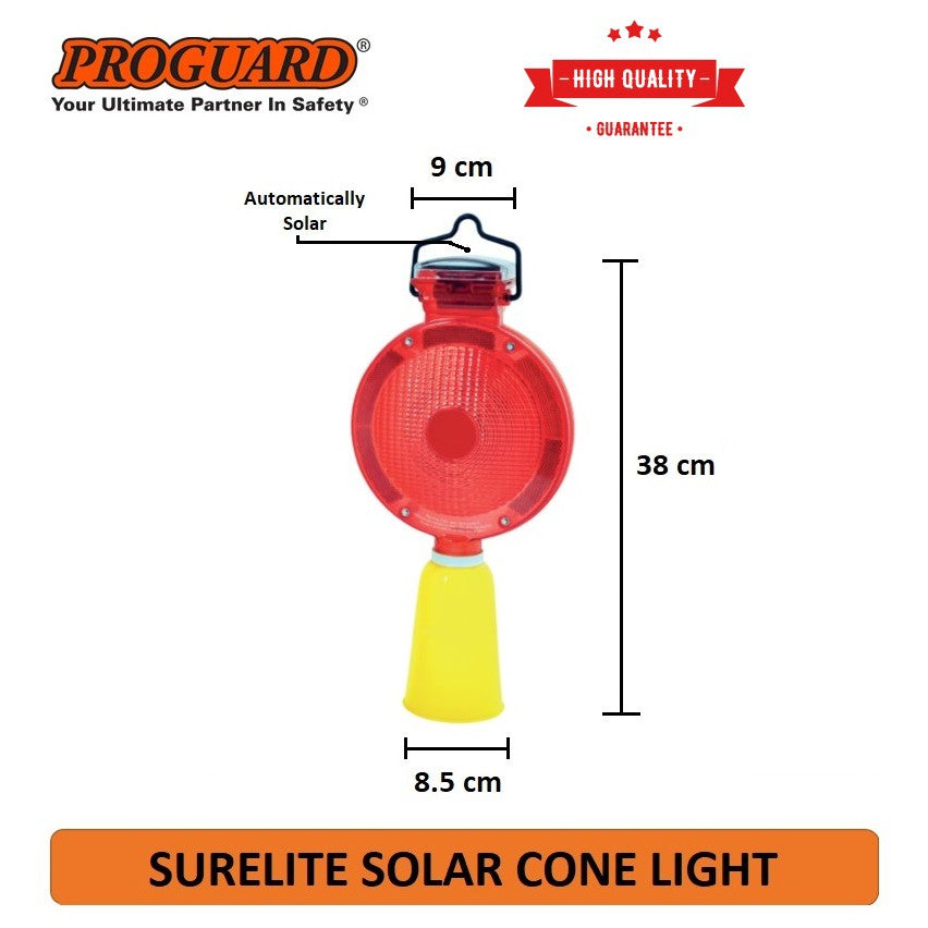 PROGUARD Solar Cone Hazard Warning Light