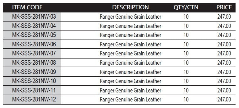 MR.MARK MK-SSS-281NW (LEGEND) GENUINE GRAIN LEATHER