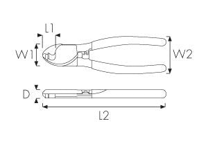 ECT Combination Pliers W/Side Cutting ECT