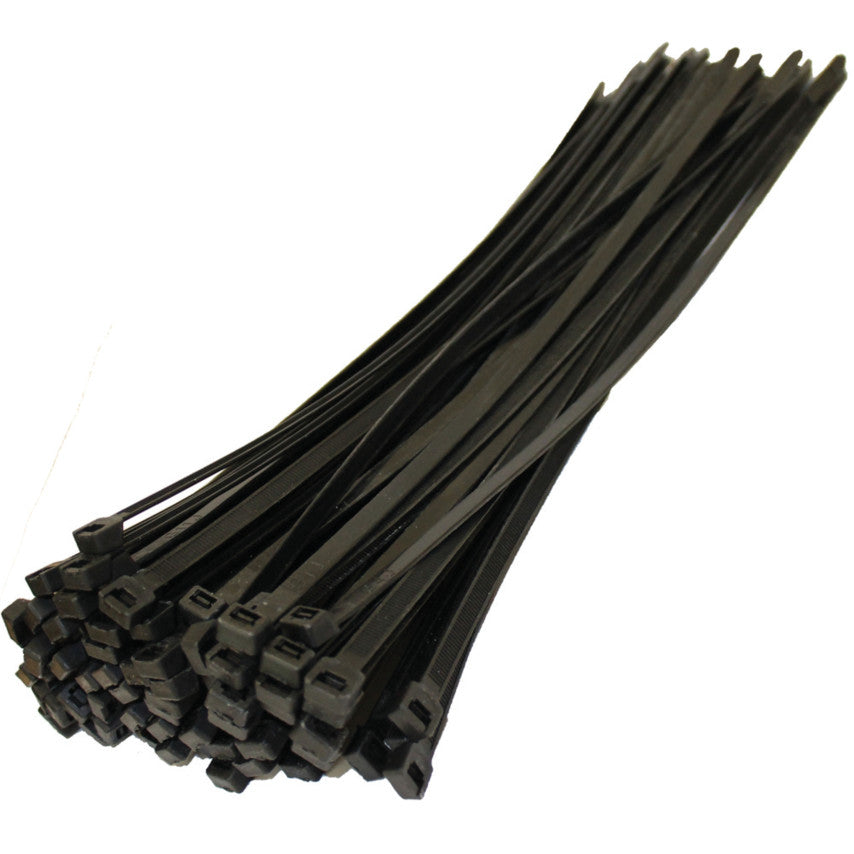 EDISON BLACK CABLE TIES (PK-100)
