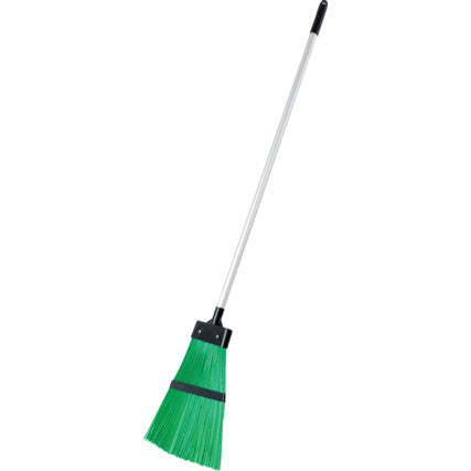 COSTWOLD GREEN POLY YARD BROOM C/W ALU.HANDLE COT9078010K