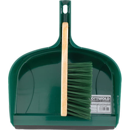 COSTWOLD HEAVY DUTY LARGE DUSTPAN& BRUSH SET COT9074560K COSTWOLD