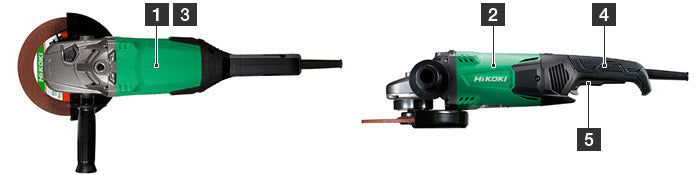 HIKOKI 180mm (7") Disc Grinder G18SW2