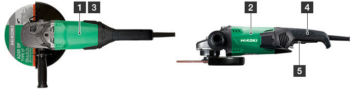 HIKOKI 230mm (9") Disc Grinder G23SW2