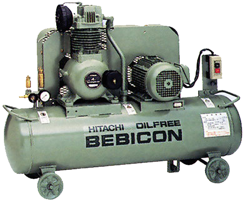 Hitachi Bebicon Air Compressor 2HP, 8Bar, 105kg 1.5OP-9.5GS5A