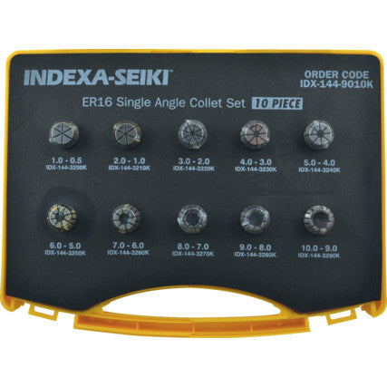 INDEXA ER16 9PCE COLLET SET IDX1449010K INDEXA