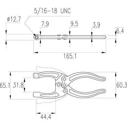 INDEXA HH90SF PLIER TYPE TOGGLECLAMP IND4434510K INDEXA