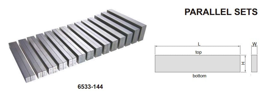 INSIZE 6533-144 METRIC PARALLEL SETS 150mm – Techno Tools & Equipment