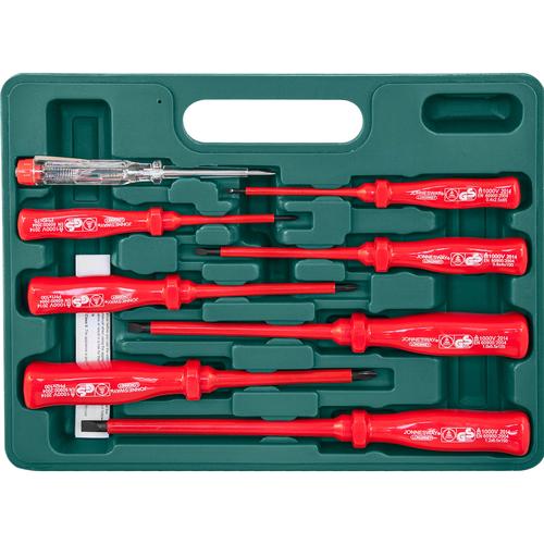 JONNESWAY 8 Piece 1000v Insulated Screwdrivers Set D02AP08S JONNESWAY