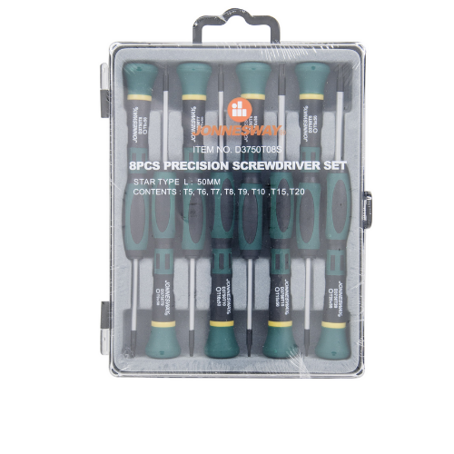 JONNESWAY 8PCS PRECISION SCREWDRIVER SET (L:50MM) D3750T08S