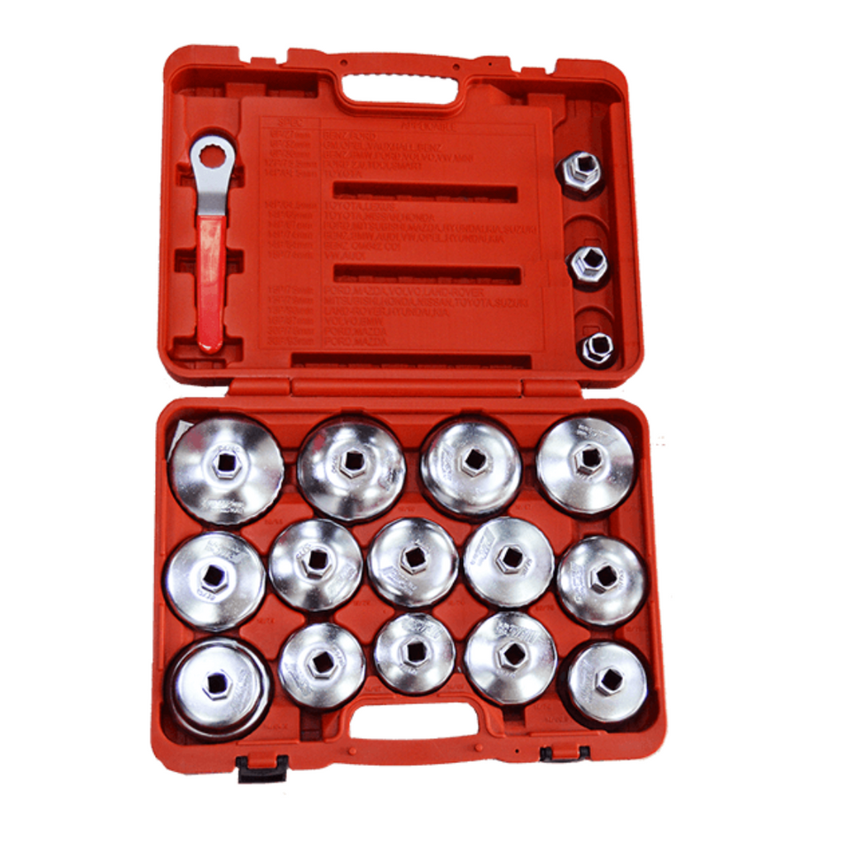 [JTC-4572] 18 PCS OIL FILTER WRENCH SET