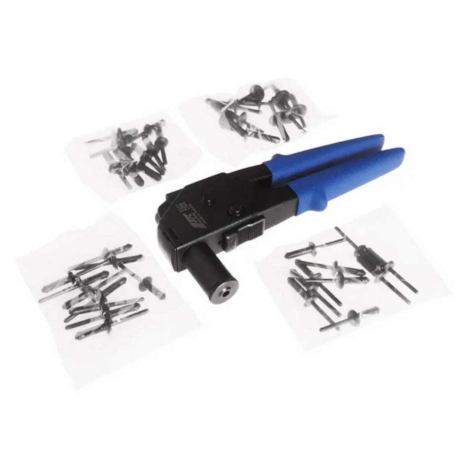 [JTC-5211] ANGLE TYPE PLASTIC RIVET/RIVETER SET