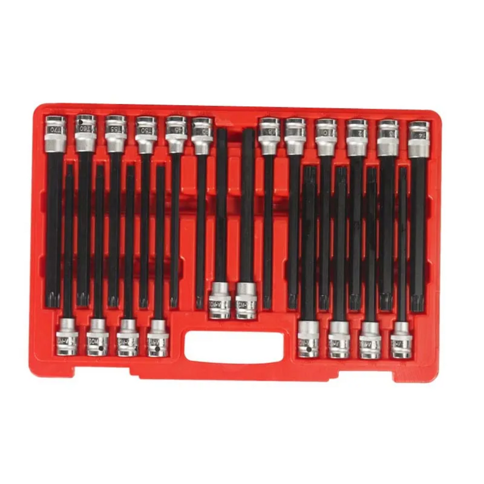 [JTC-5329] 22 PCS 1/2″ DR. COMBINATION SOCKET BIT SET