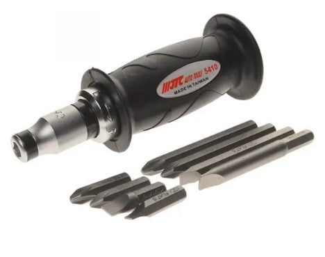 [JTC-5410] RUBBER HANDLE IMPACT DRIVER SET