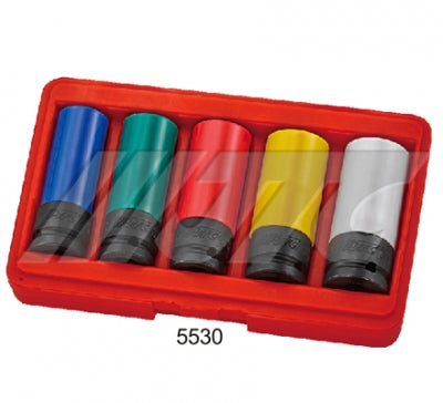 [JTC-5530] 5 PCS RIM PROTECTIVE WHEEL SOCKET SET JTC