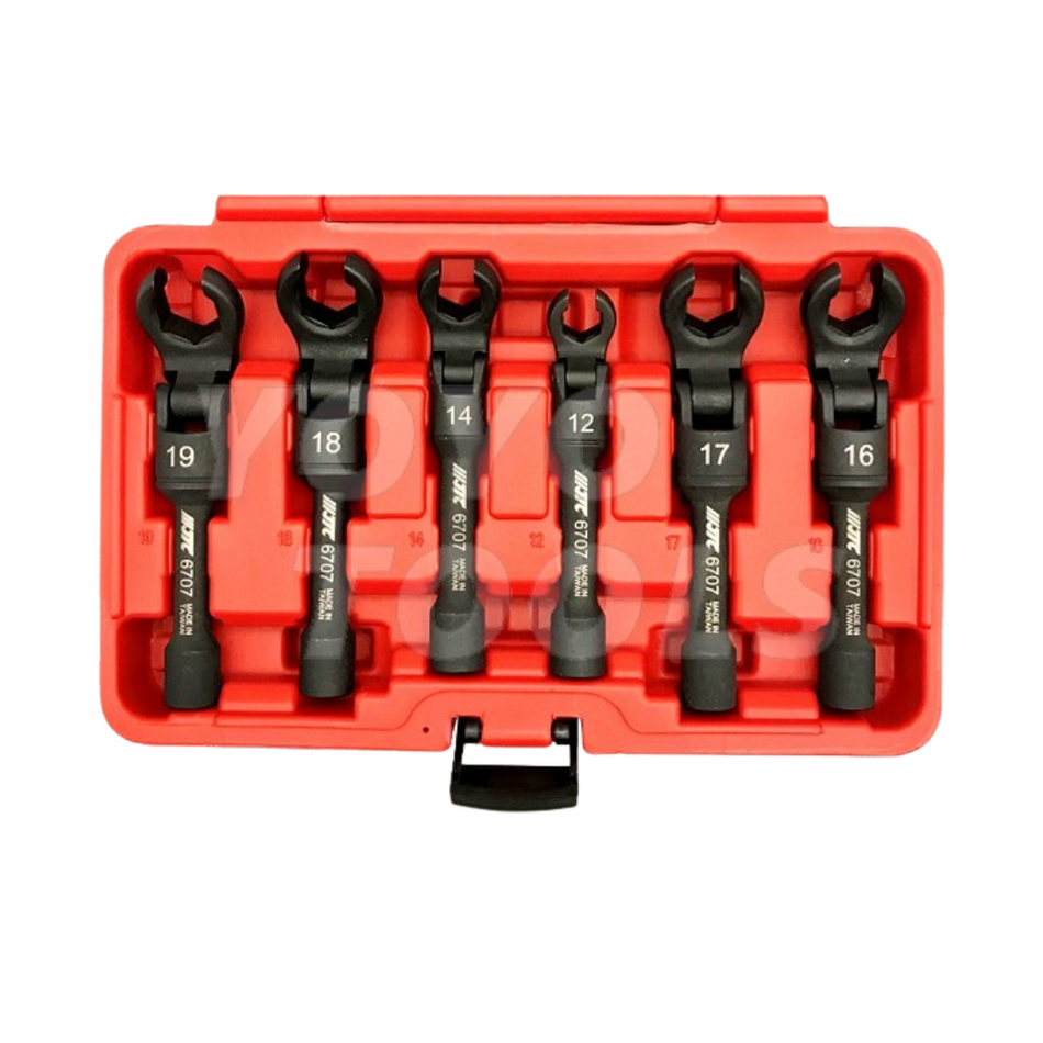 [JTC-6707] 6 PCS FLEXIBLE OPEN-END RING WRENCH SET