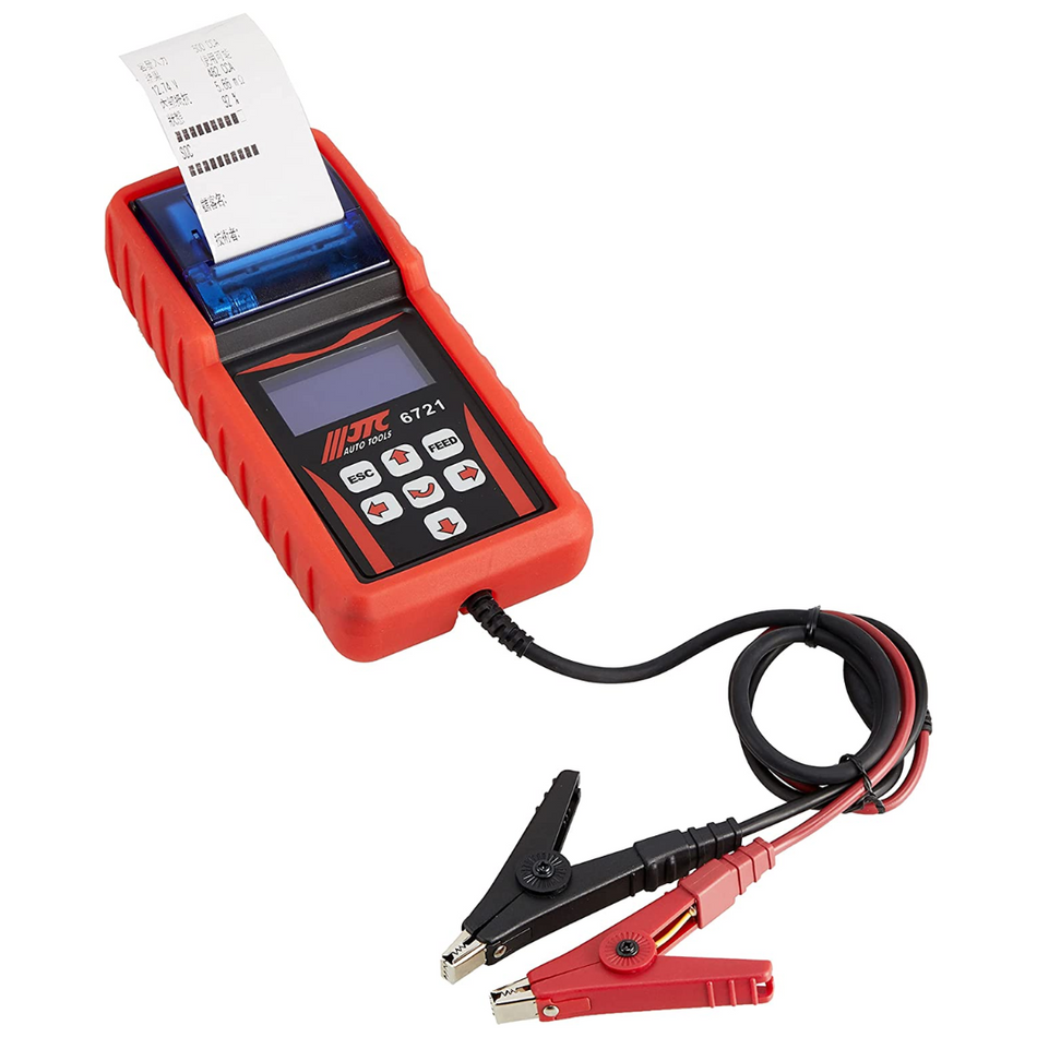 [JTC-6721] MULTI FUNCTIONAL BATTERY TESTER WITH PRINTER