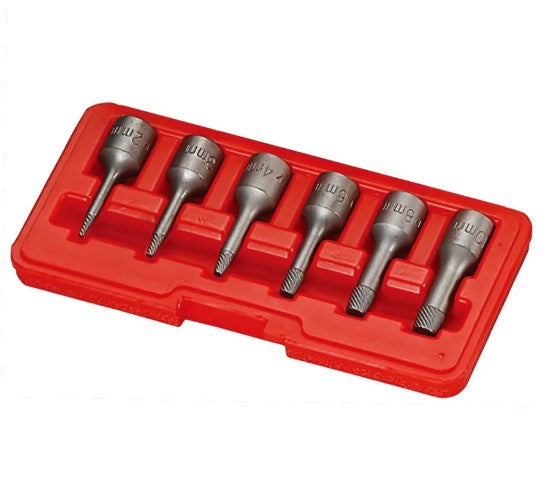 [JTC-1542] 6 PCS TWIST SHAFT SOCKET SET