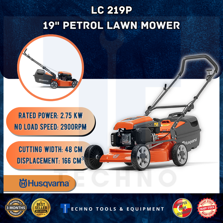 HUSQVARNA LC 219P 19" Petrol Lawn Mower