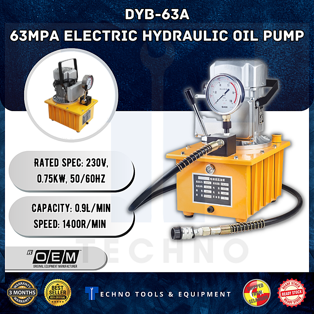 Ready Stock Electric Hydraulic Pump DYB-63A Ultra High Pressure Electric Pump Hydraulic Oil Station High Pressure Oil Pump OEM