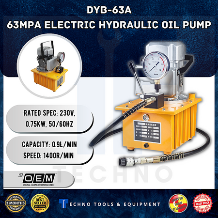 Ready Stock Electric Hydraulic Pump DYB-63A Ultra High Pressure Electric Pump Hydraulic Oil Station High Pressure Oil Pump OEM