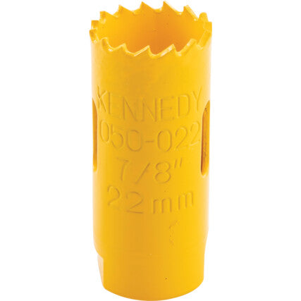 22mm DIA. (7/8") BI-METAL HOLESAW