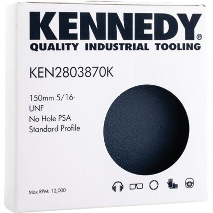 S/STICK BACKING PAD 5/16" UNFMALE FOR 150mm DISC