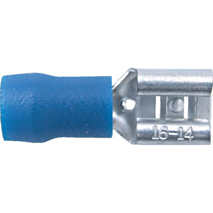 6.30mm WIDE BLUE FEMALE PUSH-ON(PK-100)