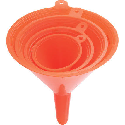 POLYETHYLENE FUNNEL SET (4-PCE)