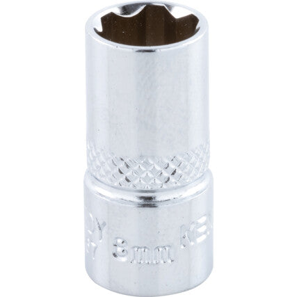 8mm KEN-GRIP SOCKET 1/4"SQ DR