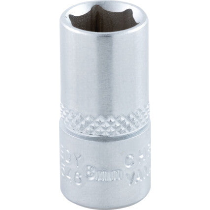 8mm SINGLE HEX SOCKET 1/4" SQ DR