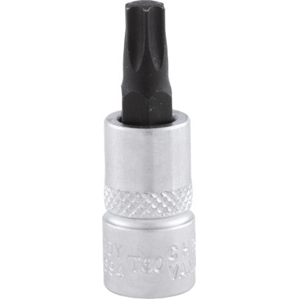 T30 TORX SOCKET BIT 1/4"SQ DR