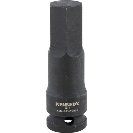 19mm HEX DRIVER IMPACT SOCKET1/2"SQUARE DRIVE