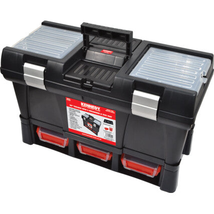 SEMI-PROFI STUFF TOOLBOXWITH 3 ERGO BOXES