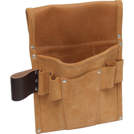 SUEDE 2-POCKET 5-LOOP NAIL & TOOLPOUCH