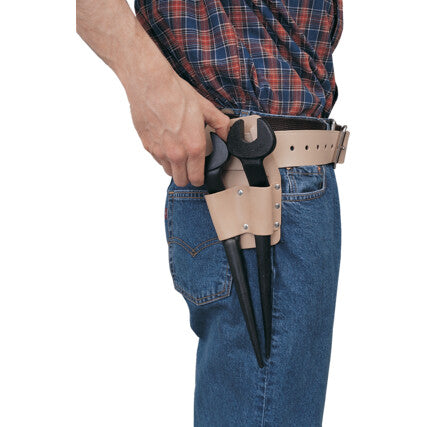 TAN LEATHER SPANNER/TOOLHOLDERHOLSTER
